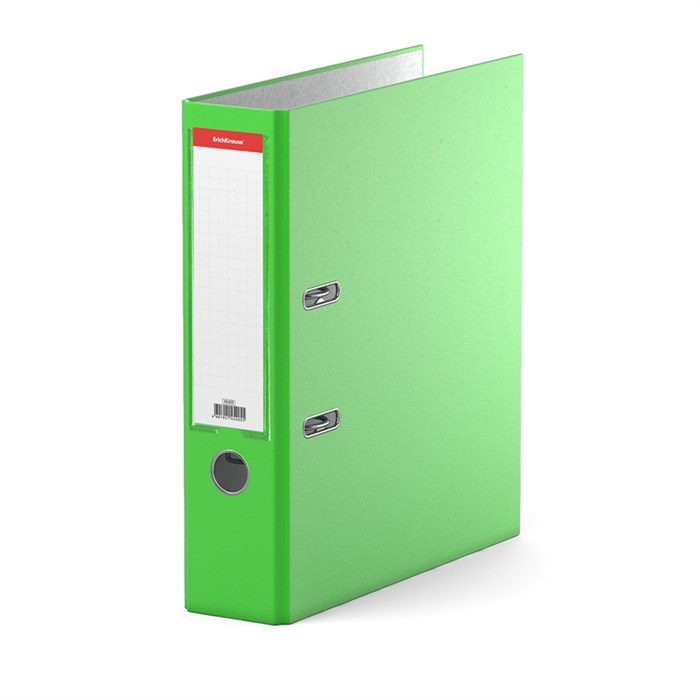Папка–регистратор с арочным механизмом разборная ErichKrause, Neon, А4, 70 мм, зеленый - фото 457227