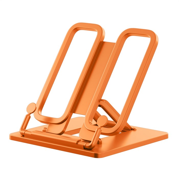 Подставка для книг пластиковая ErichKrause Base, Neon Solid, оранжевый - фото 458615