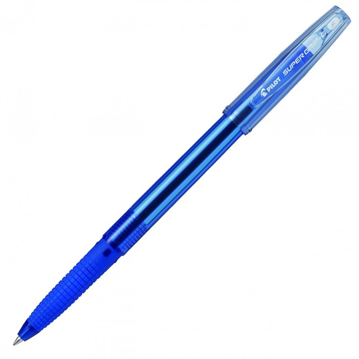 Ручка шариковая PILOT Super Grip G синяя 0.7 мм BPS-GG-F-L - фото 495408