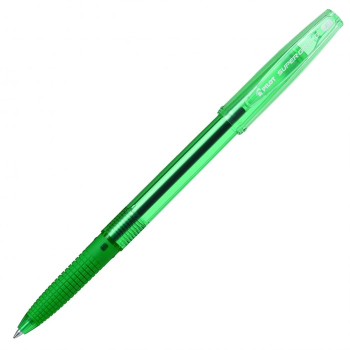 Ручка шариковая PILOT Super Grip G зеленая 0.7 мм BPS-GG-F-G - фото 495422