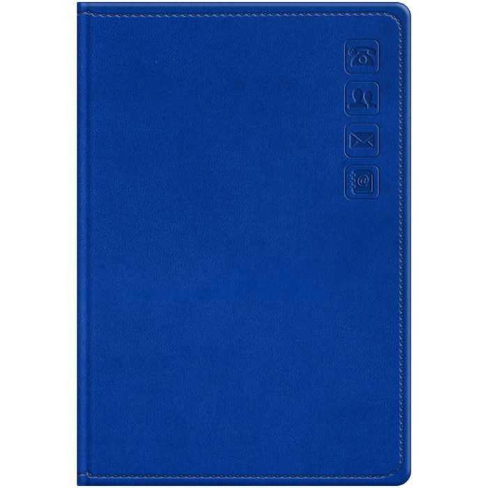 Телефонная книга А5, 80л., кожзам, BG "Winner. Bright blue", с вырубкой R373785 - фото 501576