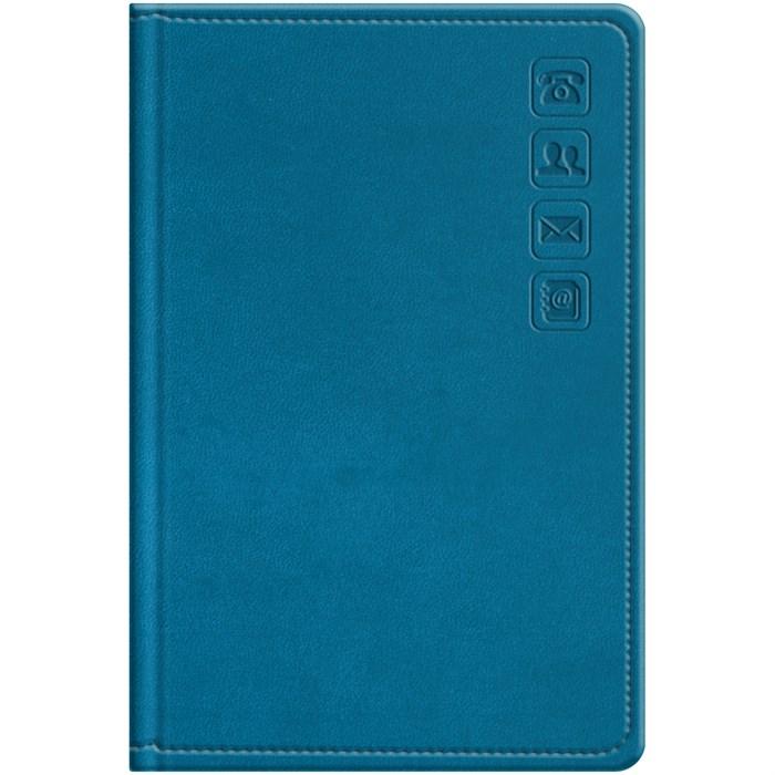 Телефонная книга А7, 64л., кожзам, BG "Winner. Dark teal", с вырубкой R373792 - фото 501585