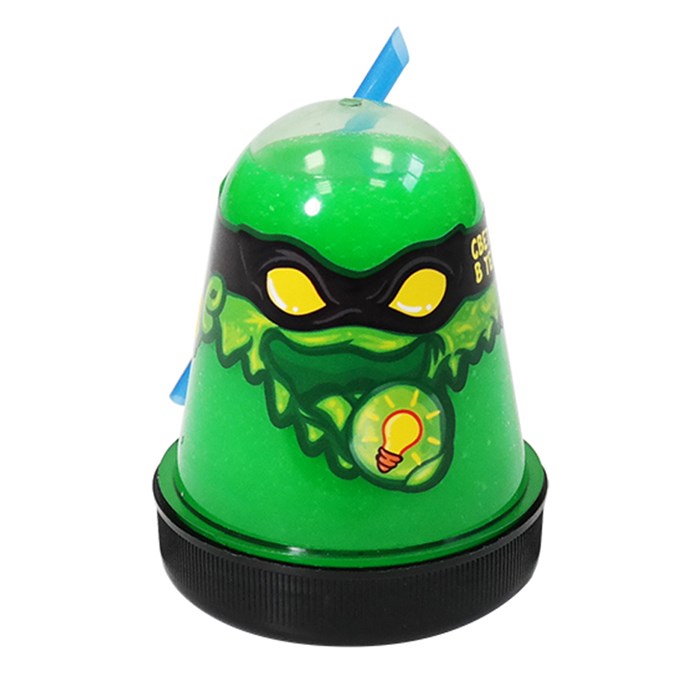 Слайм Slime "Ninja", зеленый, светится в темноте, 130г R283986 - фото 509429