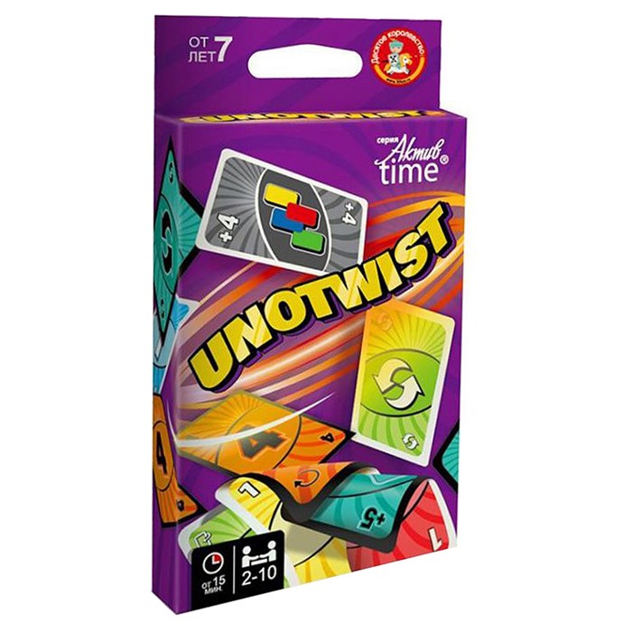 Игра настольная Десятое королевство "UnoTwist", картон, европодвес R377736 - фото 520907