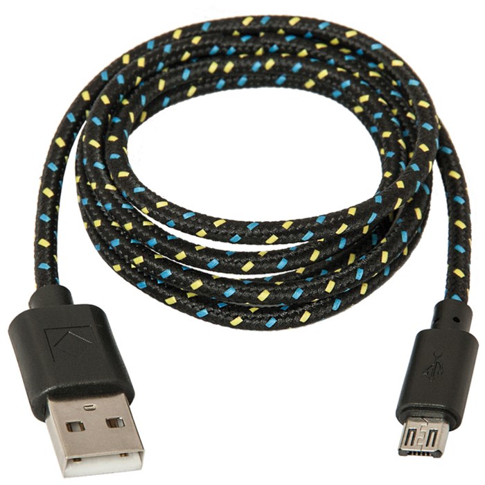 Кабель Defender USB - micro-USB, в оплетке, 1М, черный R262181 - фото 521078