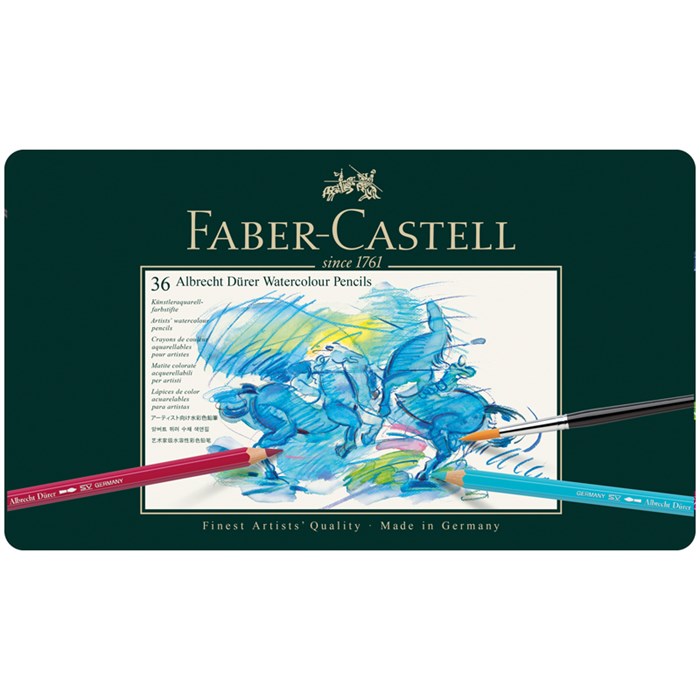 Карандаши акварельные художественные Faber-Castell "Albrecht D?rer", 36цв., метал. коробка R285907 - фото 521921