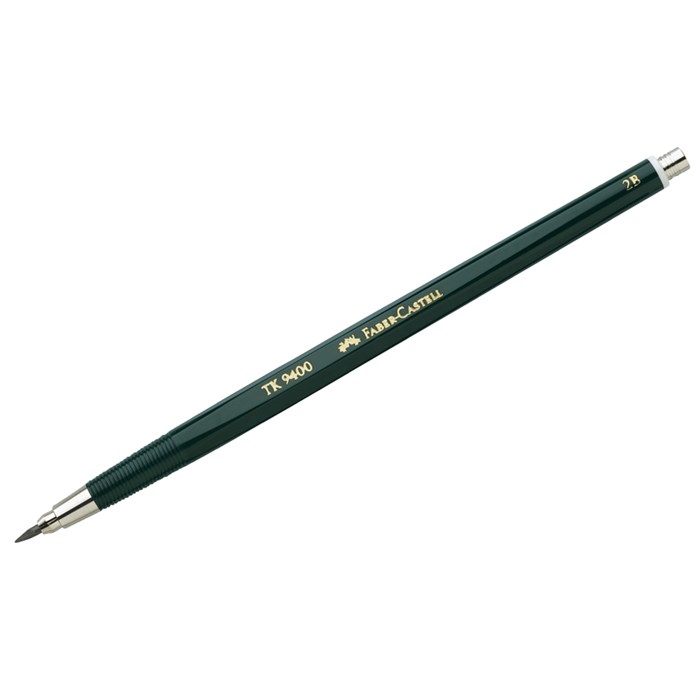 Карандаш цанговый Faber-Castell "TK 9400" 2,0мм, 2B R285909 - фото 522237