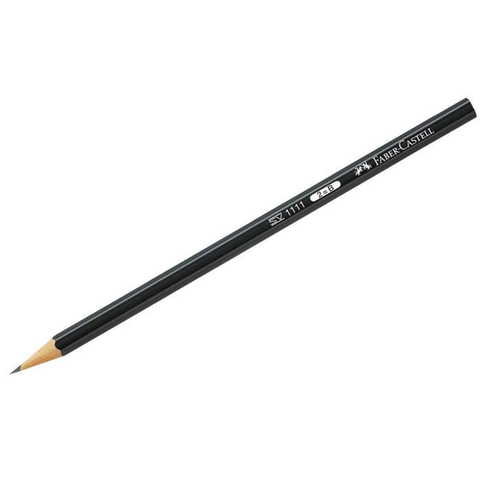 Карандаш ч/г Faber-Castell "1111" 2B, заточен. R290000 - фото 524647