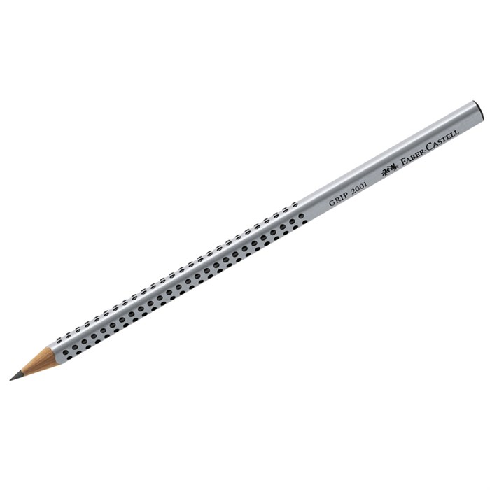 Карандаш ч/г Faber-Castell "Grip 2001" 2H, трехгранный, заточен. R286152 - фото 524716