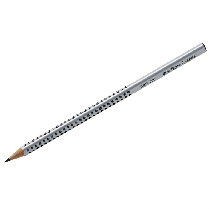 Карандаш ч/г Faber-Castell "Grip 2001" B, трехгранный, заточен. R286149 - фото 524717