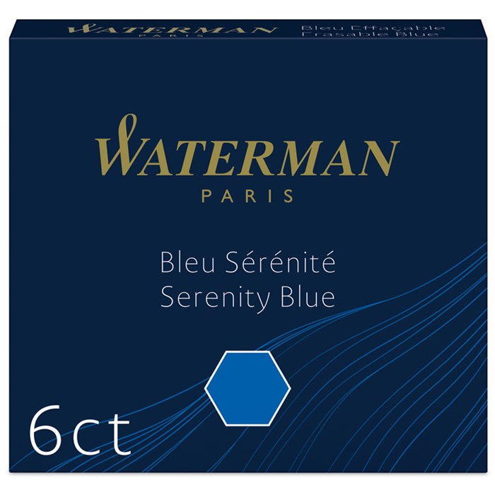 Картриджи чернильные Waterman International, синий, 6шт., картонная коробка R073002 - фото 527371