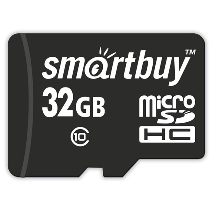 Карта памяти SmartBuy MicroSDHC 32GB UHS-1, Class 10, скорость чтения 30Мб/сек R347733 - фото 527437