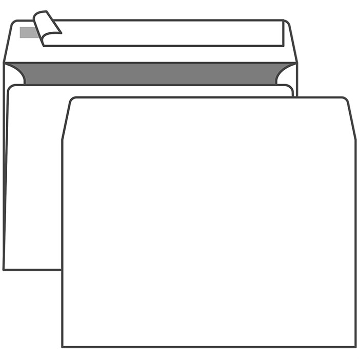 Конверт C4, KurtStrip, 229*324мм, б/подсказа, б/окна, отр. лента, внутр. запечатка R206792 - фото 531865