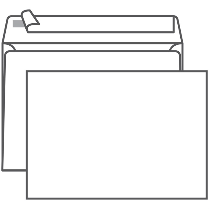Конверт C5, Ряжская печатная фабрика, 162*229мм, б/подсказа, б/окна, отр. лента R025836 - фото 531967