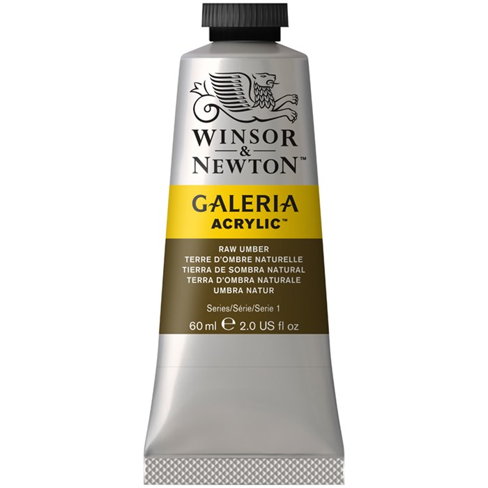 Краска акриловая художественная Winsor&Newton "Galeria", 60мл, туба, натуральная умбра R316294 - фото 534791