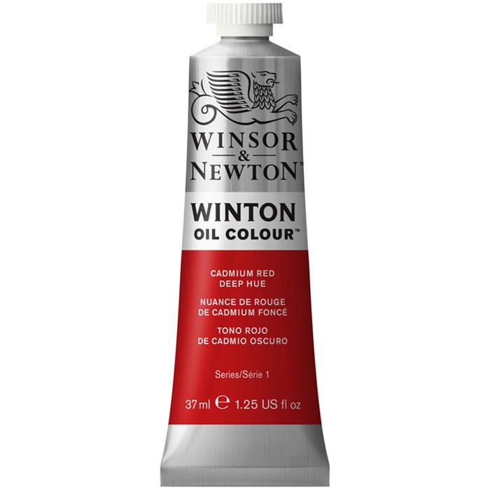 Краска масляная художественная Winsor&Newton "Winton", 37мл, туба, насыщенно-красный кадмий R316693 - фото 536475