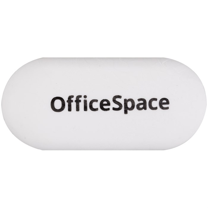 Ластик OfficeSpace "FreeStyle", овальный, термопластичная резина, 60*28*12мм R235540 - фото 539108