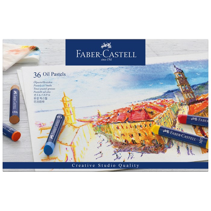 Пастель масляная Faber-Castell "Oil Pastels", 36 цветов, картон. упаковка R285956 - фото 559233