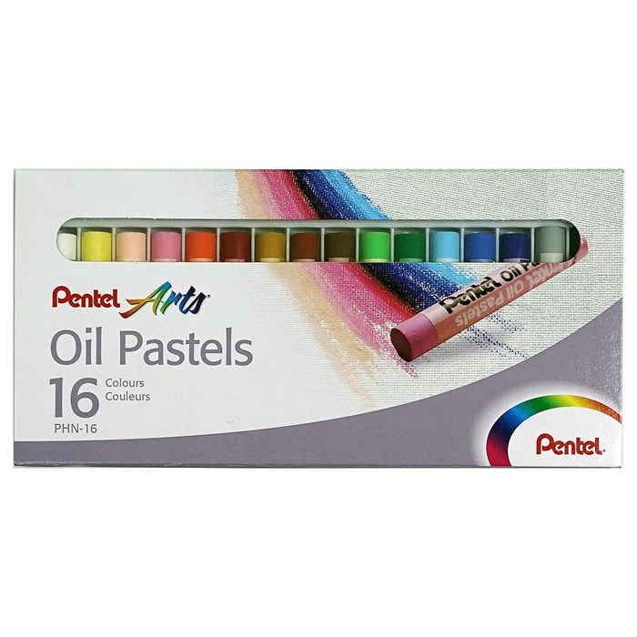 Пастель масляная Pentel, 16 цветов, картон. упаковка R154933 - фото 559242