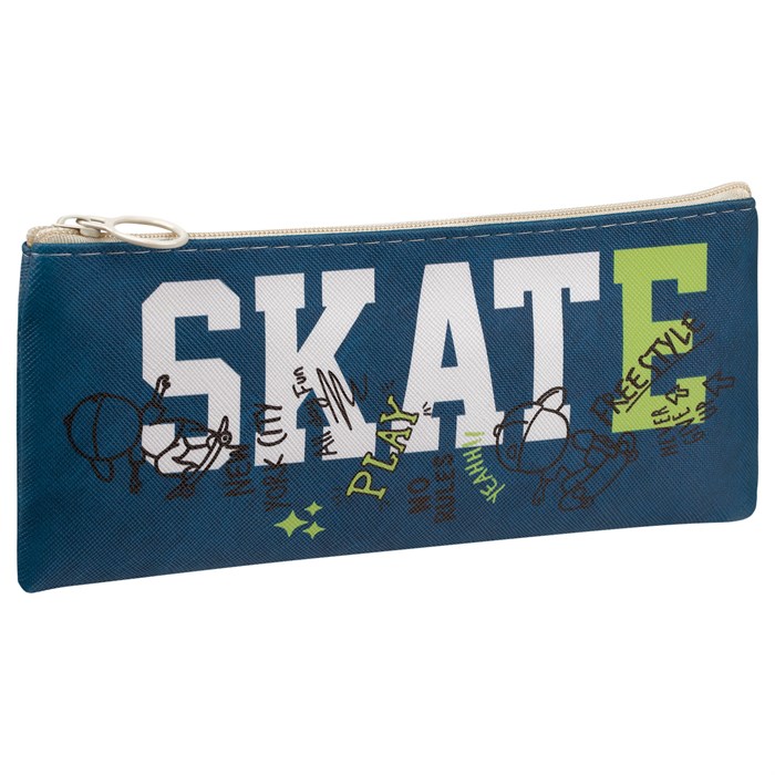 Пенал мягкий 200*100 MESHU "Skate", искусственная кожа R378946 - фото 560503