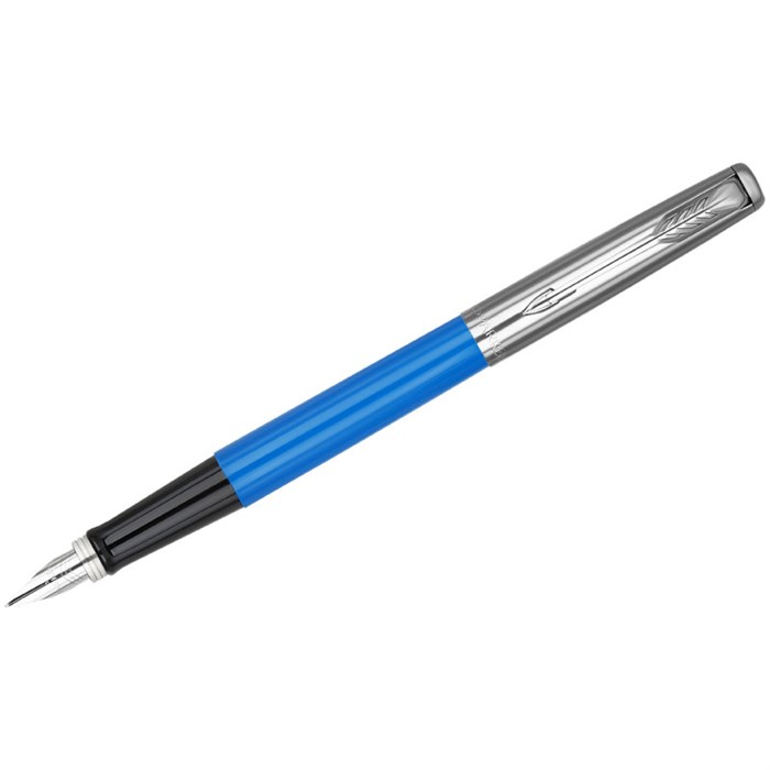 Ручка перьевая Parker "Jotter Originals Blue Chrom CT" синяя, 0,8мм, подарочная упаковка R347060 - фото 571182