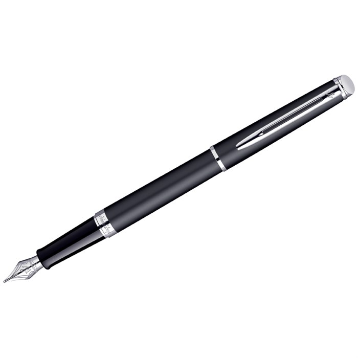 Ручка перьевая Waterman "Hemisphere Matt Black PТ" черный, 0,8мм, подарочная упаковка R184191 - фото 571305