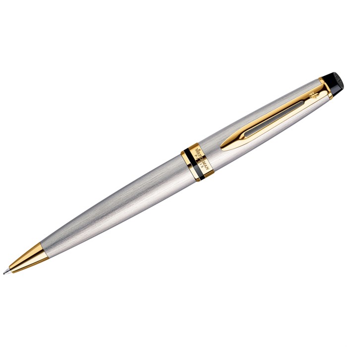 Ручка шариковая Waterman "Expert Stainless Steel GT" синяя, 1,0мм, подарочная упаковка R180509 - фото 572625