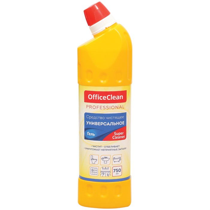 Чистящее средство универсальное OfficeClean Professional "SuperCleaner", гель, 750мл R230206 - фото 578119