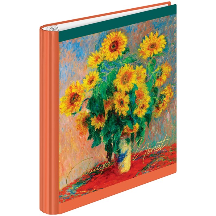 Тетрадь на кольцах А5, 120л., 7БЦ, ArtSpace "Живопись. Claude Monet", глянцевая ламинация, тиснение фольгой R321626 - фото 599761