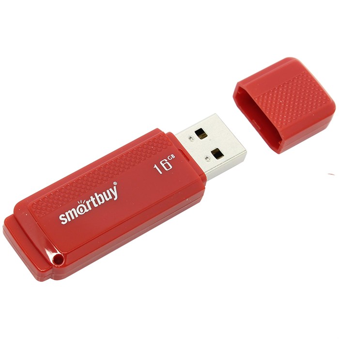 Память Smart Buy "Dock"  16GB, USB 2.0 Flash Drive, красный R245946 - фото 603683