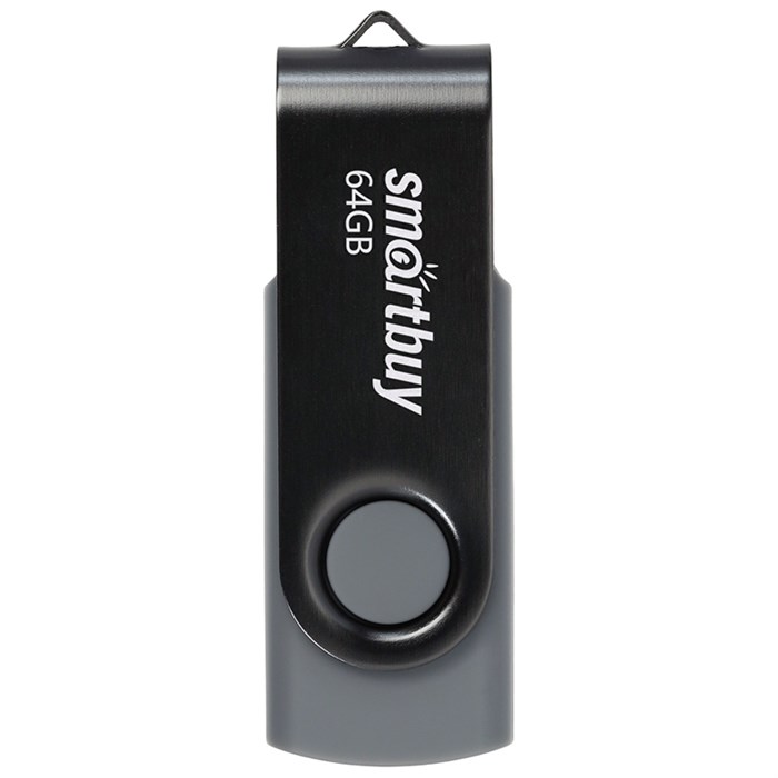 Память Smart Buy "Twist"  64GB, USB 2.0 Flash Drive, черный R350472 - фото 603850