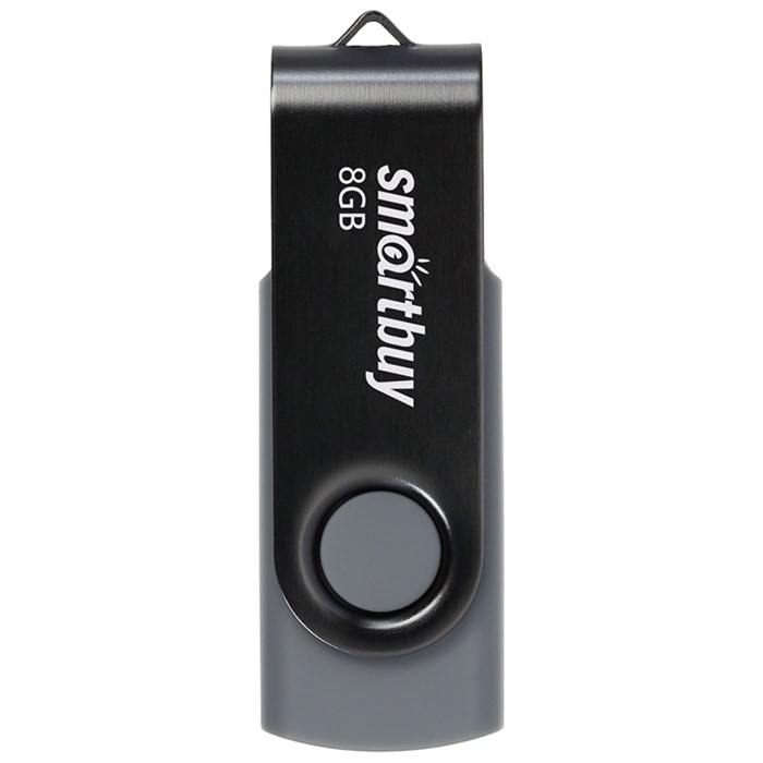 Память Smart Buy "Twist"  8GB, USB 2.0 Flash Drive, черный R350469 - фото 603857