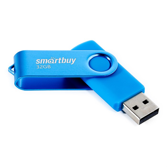 Память Smart Buy "Twist" 32GB, USB 2.0 Flash Drive, синий R365500 - фото 603884