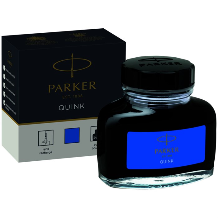 Чернила Parker "Bottle Quink" синие, смываемые, 57мл R347069 - фото 606734