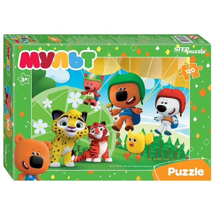 Пазл  120 эл. Step Puzzle "Мульт. Ми-ми-мишки. Сказочный патруль и др. " R346345 - фото 609989