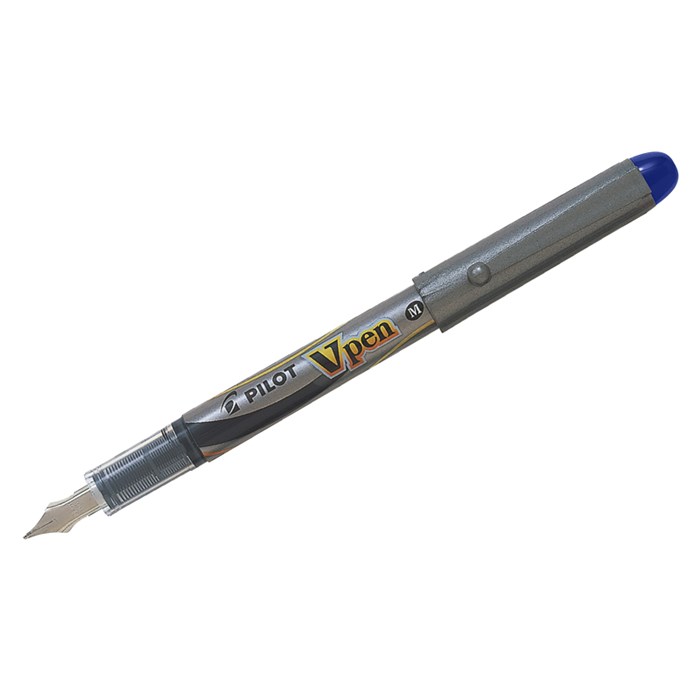 Ручка перьевая Pilot "V-Pen", 0,58мм, синяя, одноразовая R331271 - фото 610649