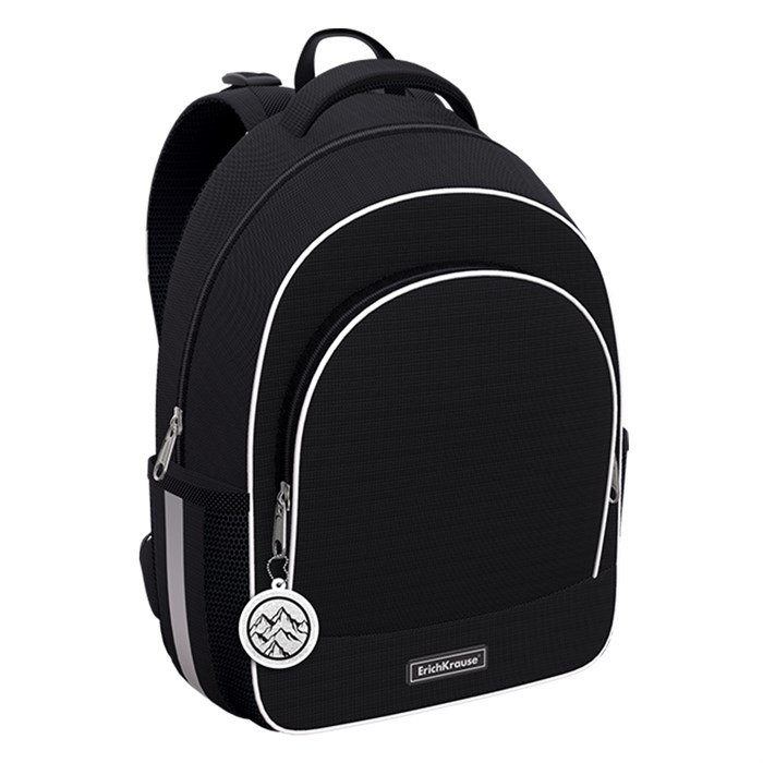 Ученический рюкзак с грудной перемычкой ErichKrause ErgoLine® 15L Black EK60487 - фото 648530