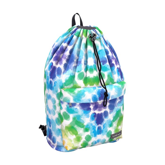 Рюкзак на шнурке ErichKrause EasyLine® 16L Green Tie-Dye EK57287 - фото 649943