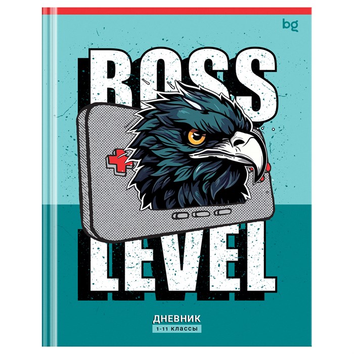 Дневник 1-11 кл. 40л. (твердый) BG "Boss level", матовая ламинация R376755 - фото 652228