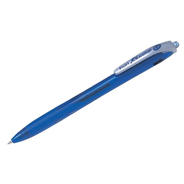 Ручка шариковая автоматическая Pilot "Rexgrip" синяя, 0,5мм, грип R110782 - фото 655391