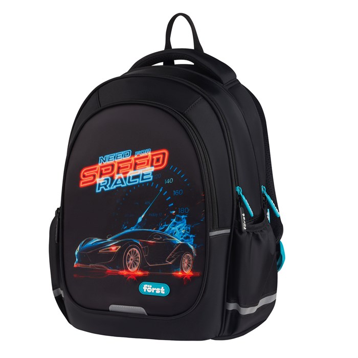 Рюкзак F?rst F-Cute "Need for Speed" 37*29*17см, 3 отделения, 2 кармана, анатомическая спинка R379247 - фото 655710