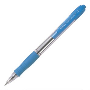 Ручка шариковая PILOT Super Grip голубой корпус синяя 0,7мм