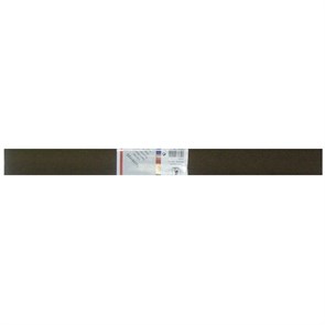 Бумага крепированная 50*250 см, 32 г/м2, растяжение 55, темно-коричневая, в рулоне