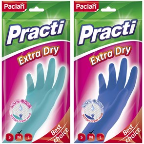 {{photo.Alt || photo.Description || 'Перчатки резиновые Paclan &quot;Practi Extra Dry&quot;, M, цвет микс, пакет с европодвесом'}}