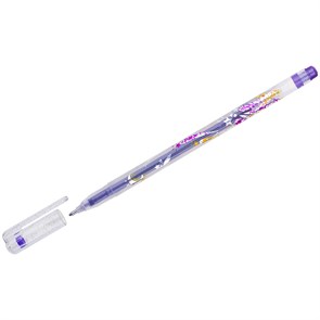{{photo.Alt || photo.Description || 'Ручка гелевая Crown &quot;Glitter Metal Jell&quot; фиолетовая с блестками, 1,0мм'}}