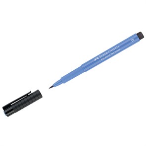 Ручка капиллярная Faber-Castell "Pitt Artist Pen Brush" цвет 120 ультрамарин, кистевая