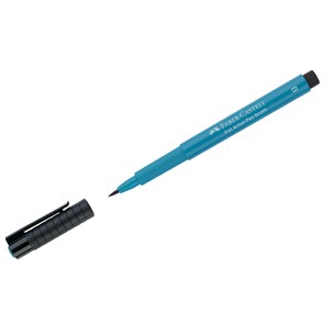 Ручка капиллярная Faber-Castell "Pitt Artist Pen Brush" цвет 153  кобальтовая бирюза, кистевая