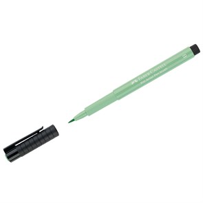 Ручка капиллярная Faber-Castell "Pitt Artist Pen Brush" цвет 162 светло-бирюзовая, кистевая