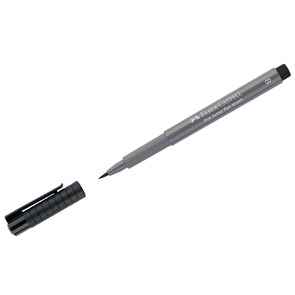 Ручка капиллярная Faber-Castell "Pitt Artist Pen Brush" цвет 233 холодный серый IV, кистевая