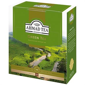 {{photo.Alt || photo.Description || 'Чай Ahmad Tea &quot;Green Tea&quot;, зеленый, 100 фольг. пакетиков по 2г'}}